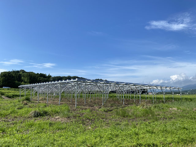 豊浦有機の里ソーラーシェアリング１号機